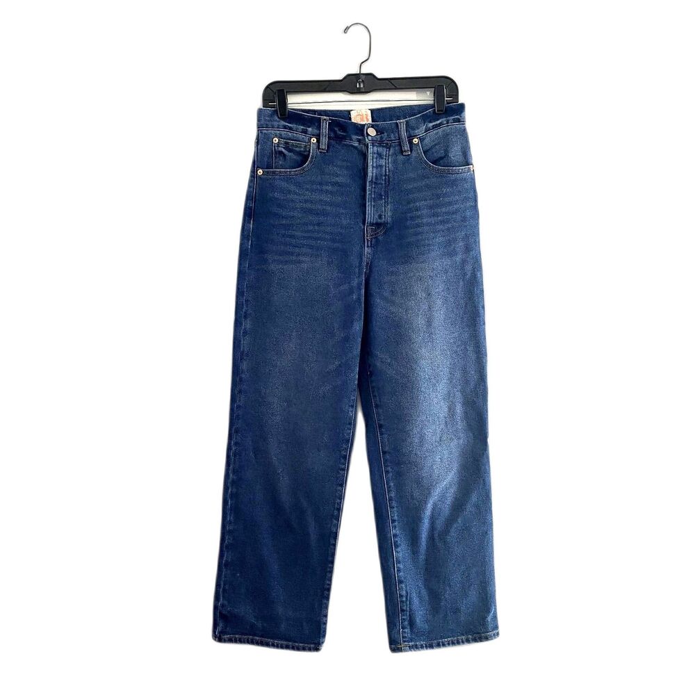 GB Gianni Bini High Rise Straight Leg Jeans Button Fly Denim Juniors Size 11